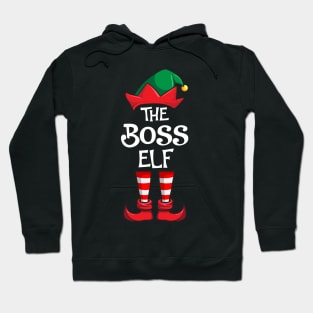 Boss Elf Matching Family Christmas Hoodie